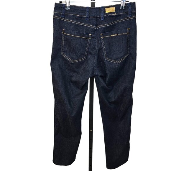 Escada Womens Dark Wash Straight Leg Jeans Size 38 US Medium - Picture 2 of 10